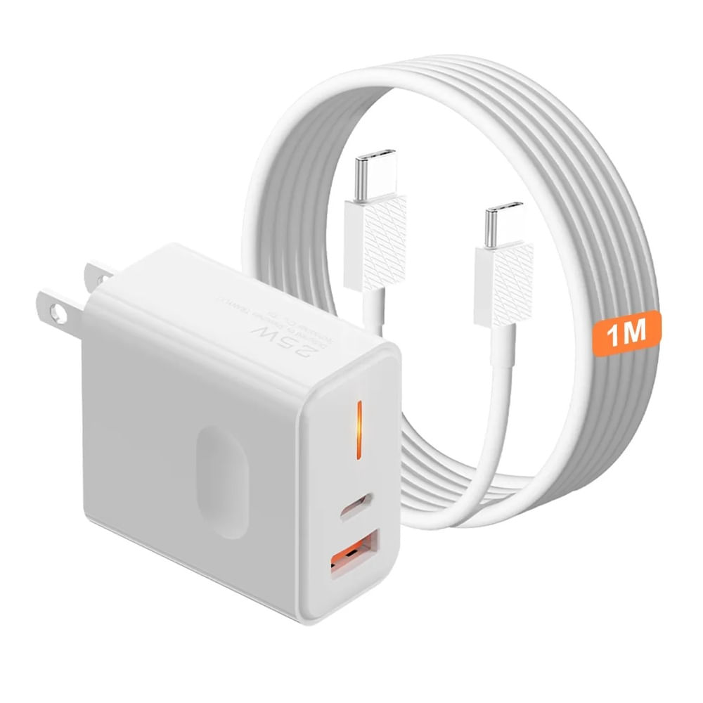 TRANYOO CARGOR DE 25W TYPE C TO TYPE C